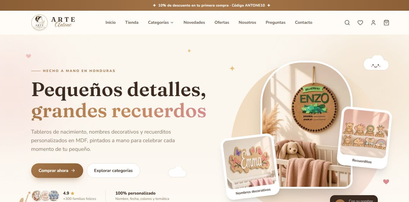 Sitio web de Arte Antone